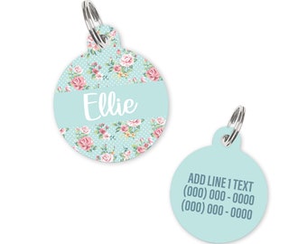 Ellie Floral - Spring Name Tag