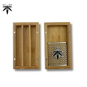 The Bzz Ritual- J Holder - Bamboo Box - Het perfecte cadeau (gratis levering bij aankoop van een grote of XL Bzz Box), sigarettenkoker