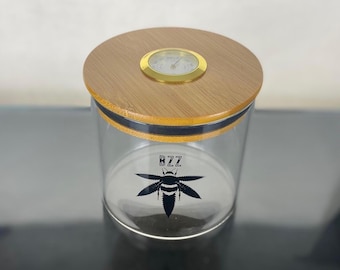 XL Hygrometer Stash Jar - Airtight (Bzz Box)