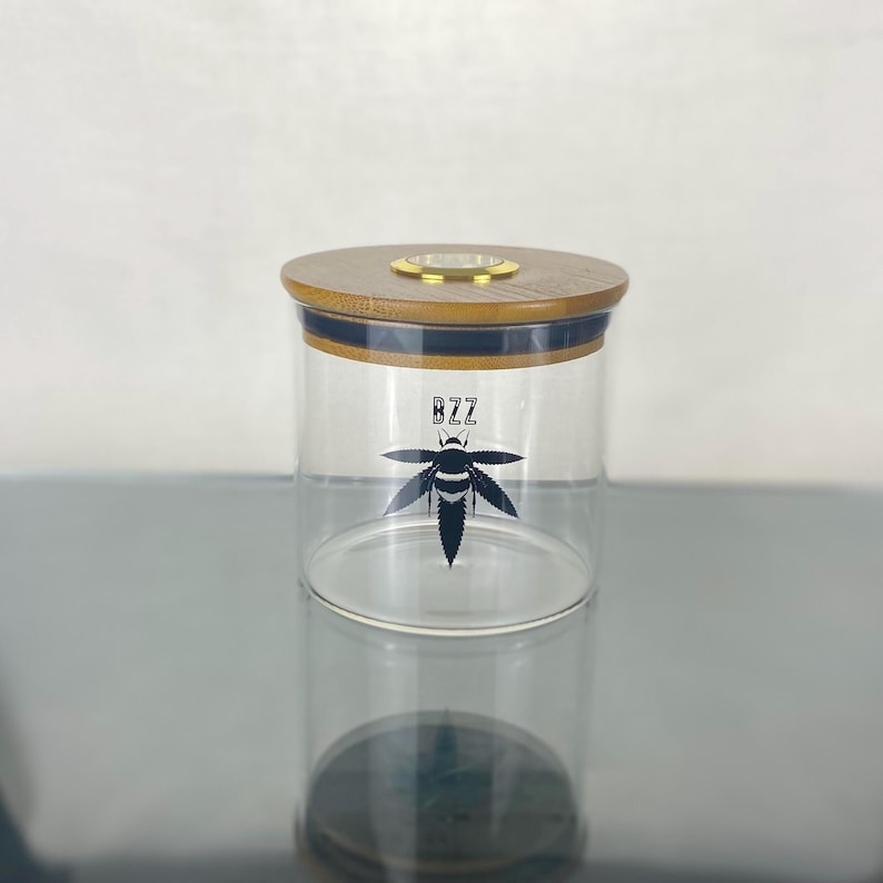 XL Hygrometer Stash jar | Art & Collectibles | rolling tray | Storage & Organization | Collectibles | herb storage| Home & Living | stashbox smell proof | Tobacciana | smell-proof storage | Boxes & Bins | herb gift idea | unique gift l Airtight container