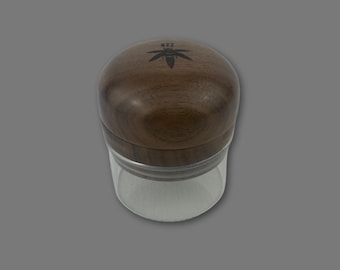 Large Dark Wood Bzz Box (Stash Box), rolling tray, 3 Stash Jars, chalkboard marker, glass stash tube, 2 Pokers, Smell Proof Wooden Lock Box