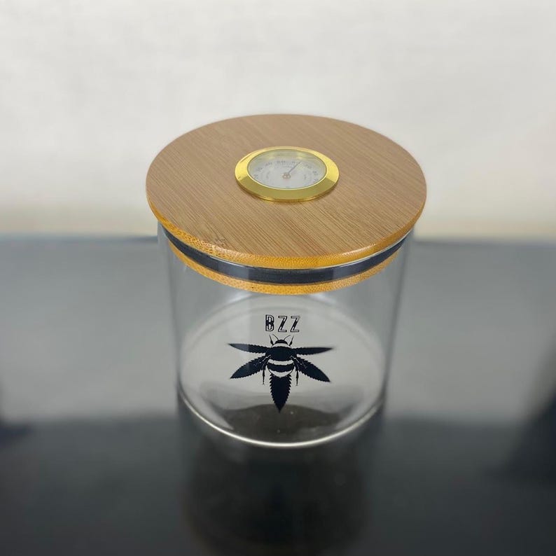 XL Hygrometer Stash jar | Art & Collectibles | rolling tray | Storage & Organization | Collectibles | herb storage| Home & Living | stashbox smell proof | Tobacciana | smell-proof storage | Boxes & Bins | herb gift idea | unique gift l Airtight container