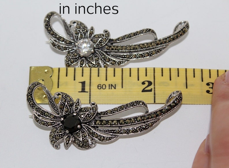 Broche Vintage Micris Paris Couleur Argent - Bijou Ancien Occasion