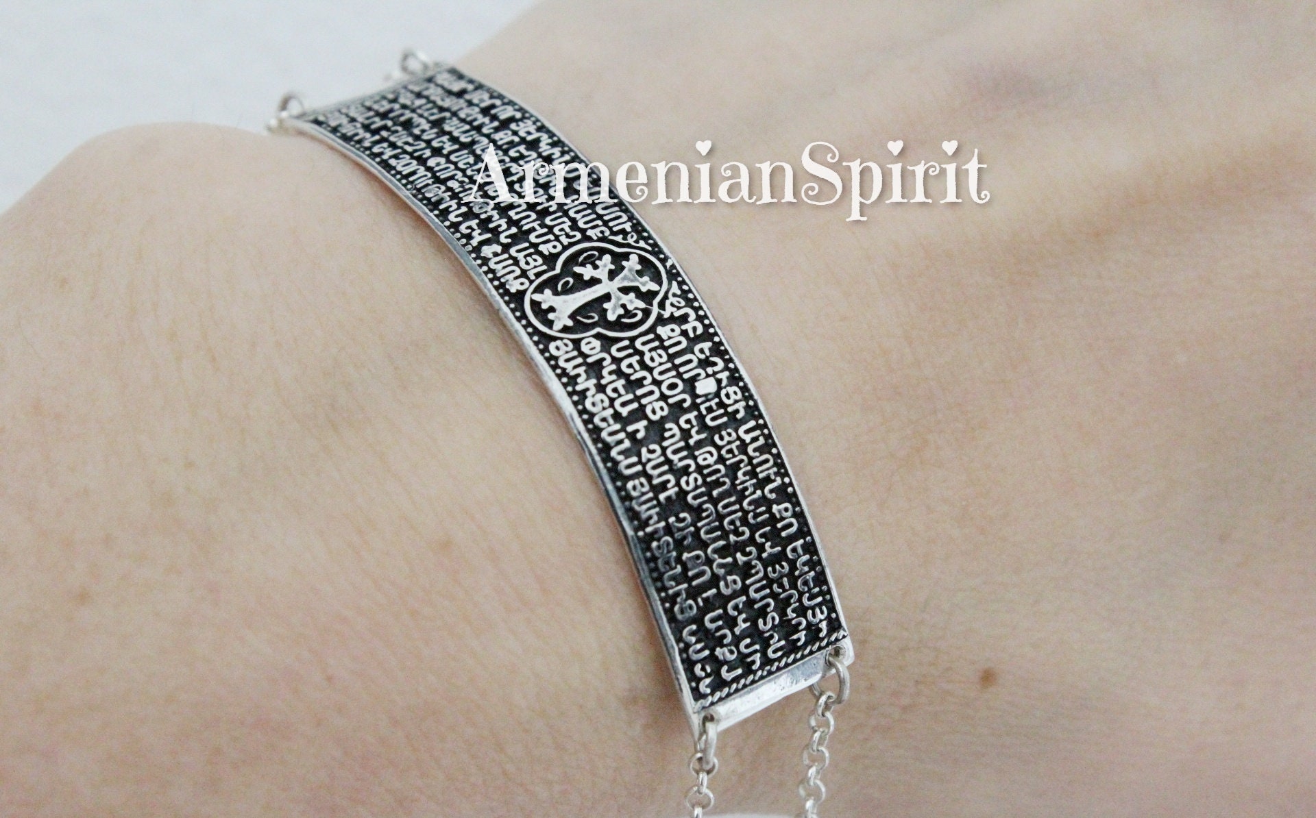Leather Bracelet Lock and Key for Men Sterling Silver 925 - SunnyArmenia
