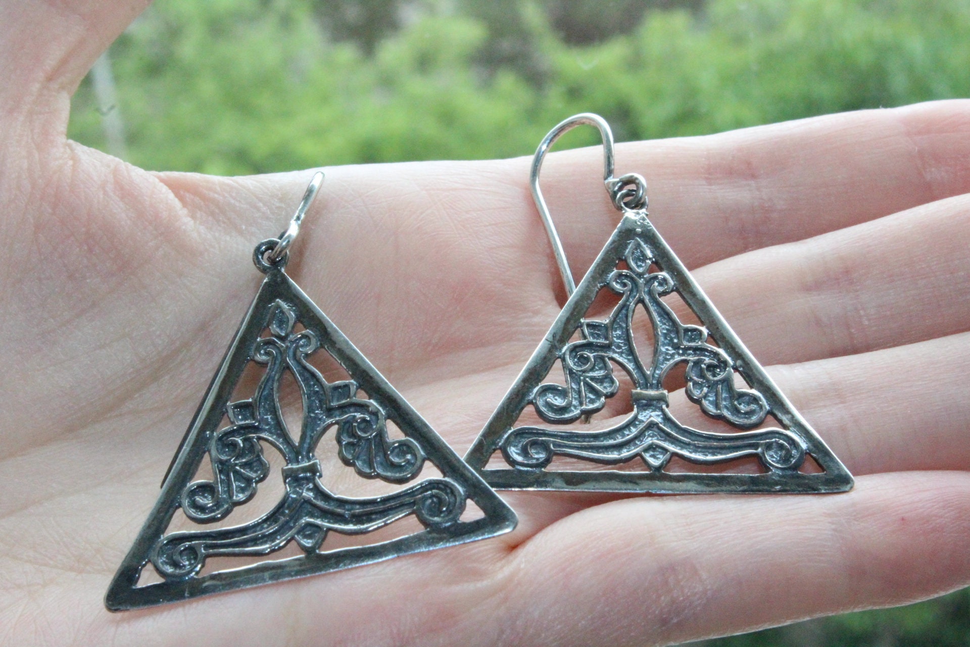SILVER925 NARROW PLATE EARRINGS/シルバー/ピアス YArKA ピアス 「YArKA/ヤーカ」silver925 narrow oval pierce/細