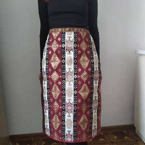Grembiule tradizionale armeno Grembiuli da donna taraz in bordeaux blu navy beige VENDITA ALL'INGROSSO disponibile