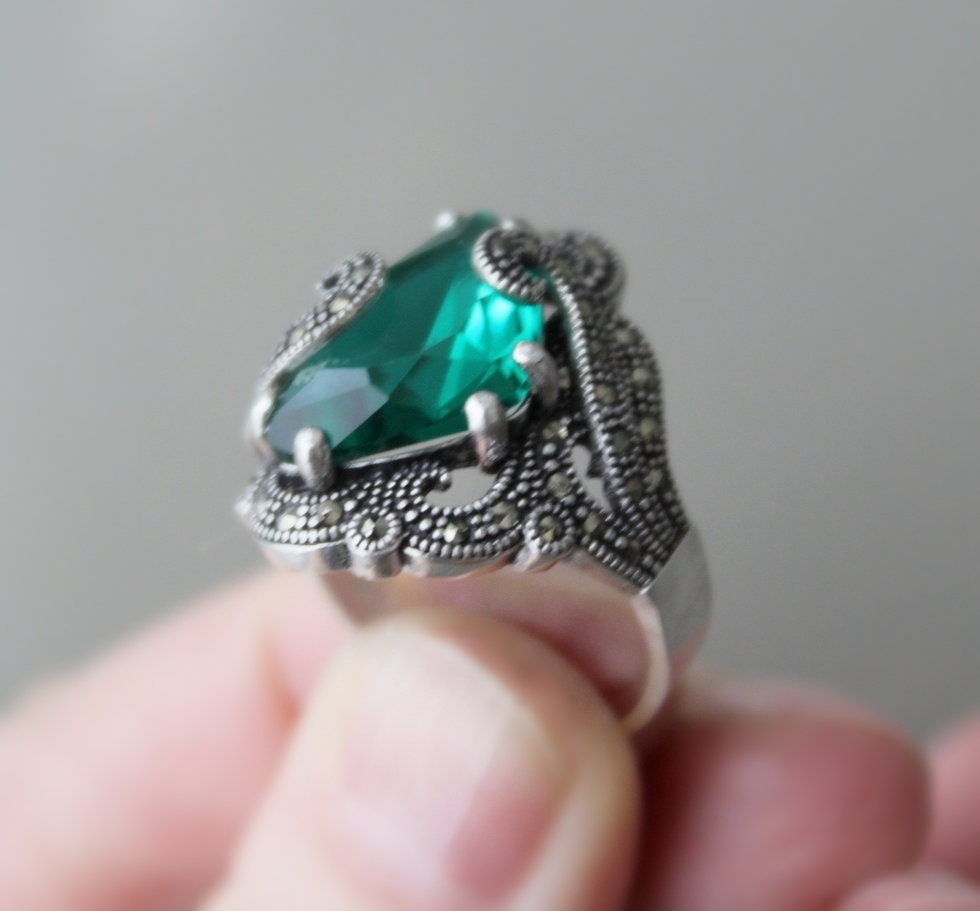 silver925 三越　刻印　greenメノウ　指輪 silver925 三越 刻印 greenメノウ 指輪 レディース
