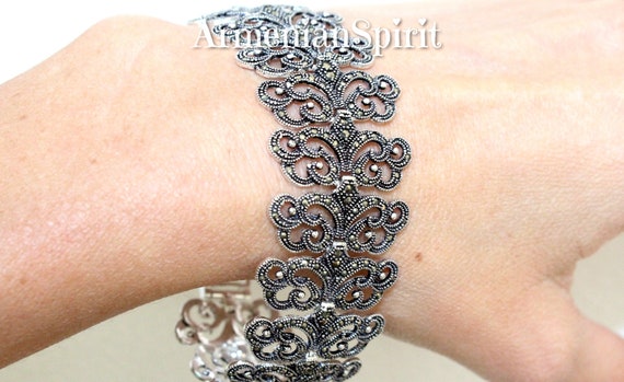 Marcasite bracelet best sale