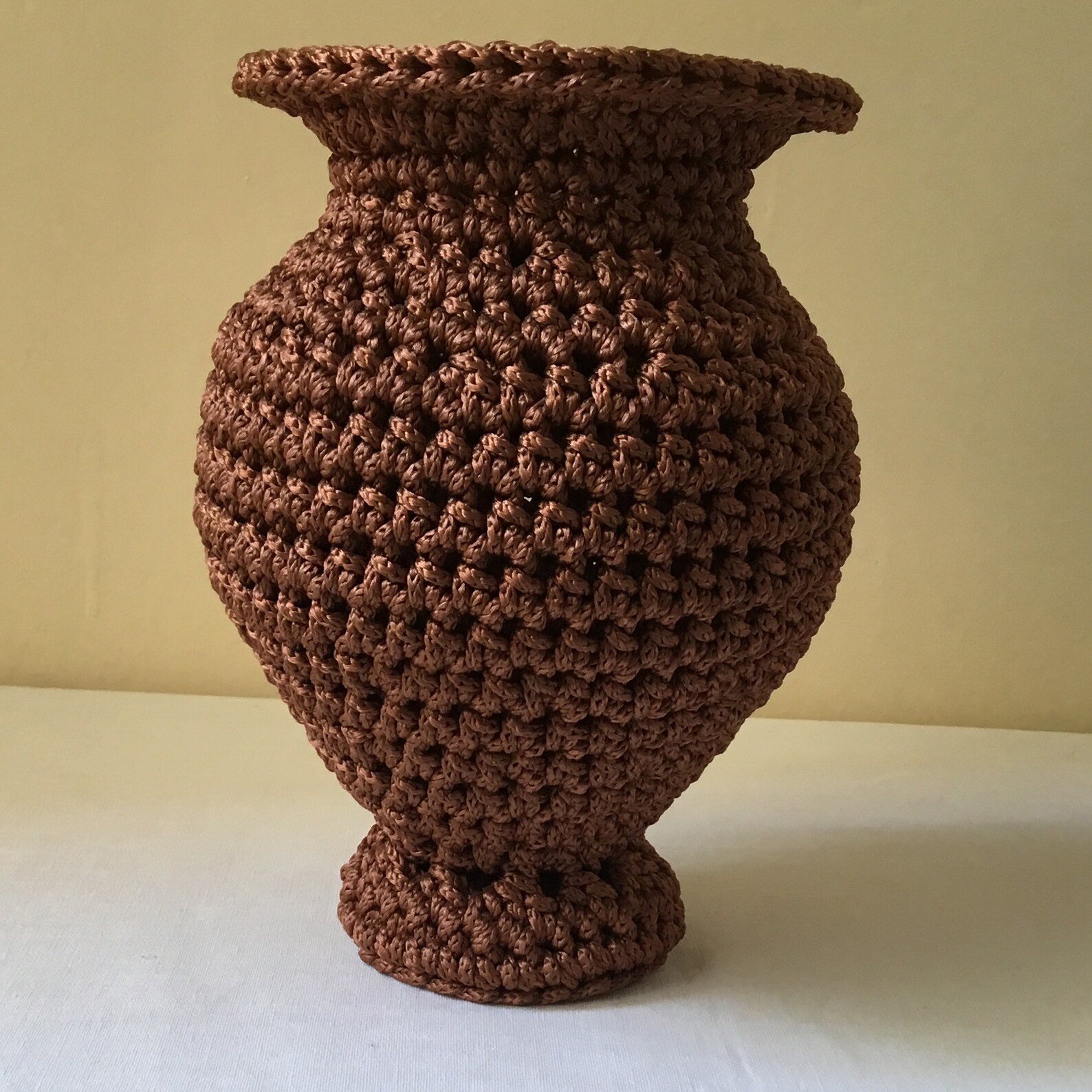Crochet Pattern for a Vase With Bouquet of Flowers New Home Etsy
