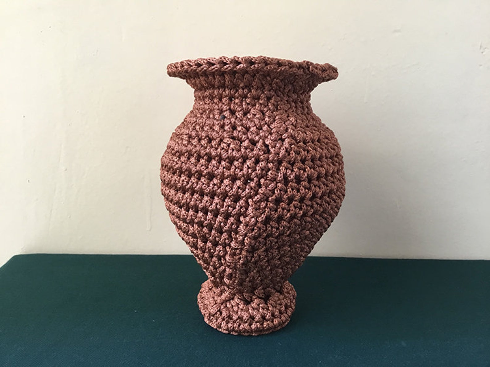 Crochet Pattern for a Vase With Bouquet of Flowers New Home Etsy