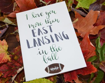 Msu Card Etsy