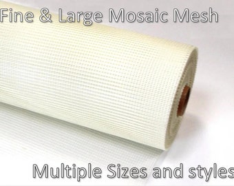Very strong Large or fine  Fibreglass Mosaic Mounting Mesh
