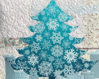 Quilt Patterns/Christmas Quilts/Quilted Wall Hanging/Patterns/Christmas Tree/Easy Quilt Patterns/Use Both Sides