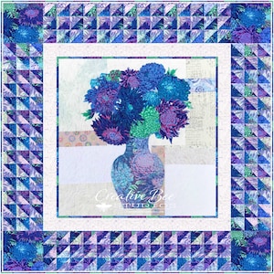 Quilt Patterns, Dazzling Kate, Pattern, Fusible Applique, Use Both Sides, Wall Hangings, Broderie Perse, Use Both Beautiful Sides