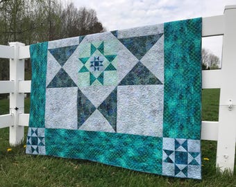 Ohio Starburst Quilt Pattern – Nestled Star Design (Digital Download)