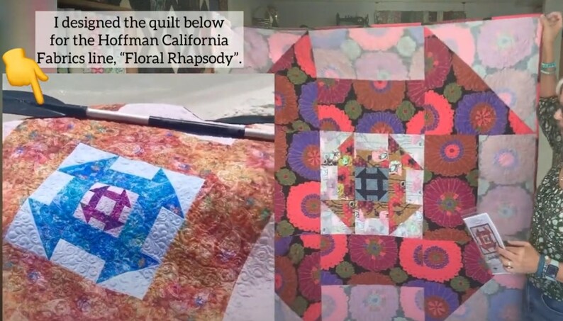 Dash About quilt featured on Creative Bee Studios YouTube channel.