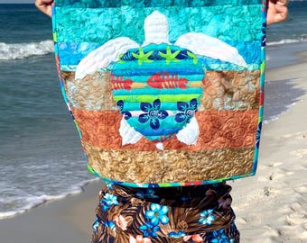 Sea Turtle Applique Quilt Pattern – SEAMORE Baby Turtle Design