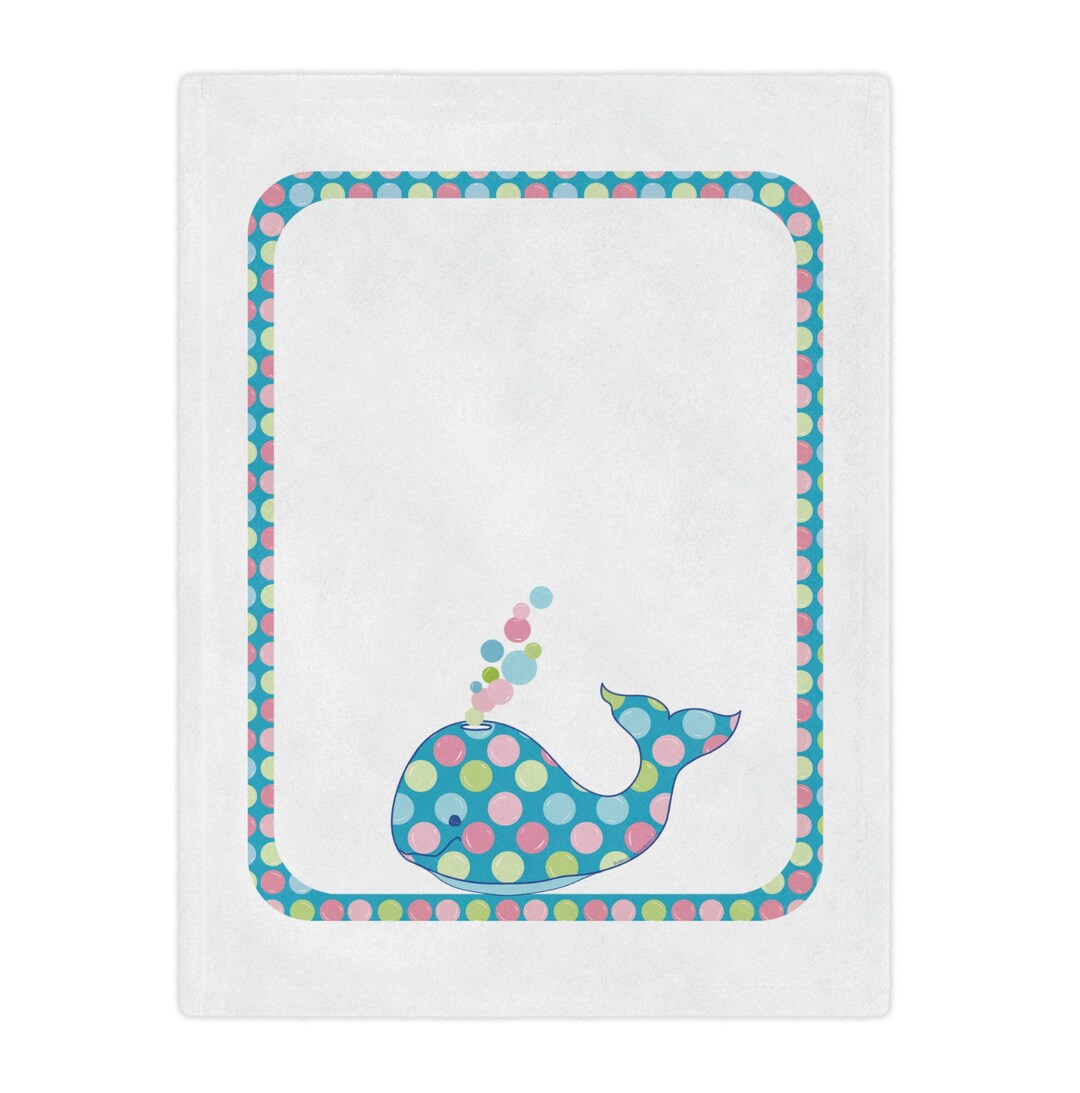 Baby Whale Blanket Whale Blanket Baby Gift Baby Shower Etsy