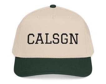 Personal Amateur Radio Operator Call Sign Embroidered on Baseball Cap