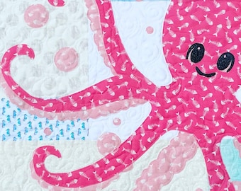 Octopus-quiltpatroon - PINKY-appliqué
