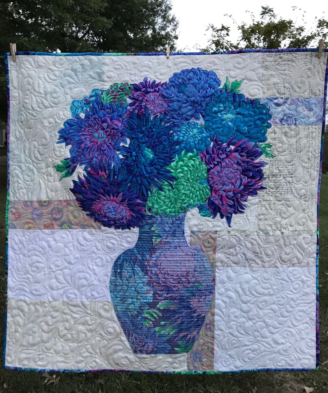 Quilt Patterns/Flower Quilts/Bouquet Quilts/Quilted Wall Etsy