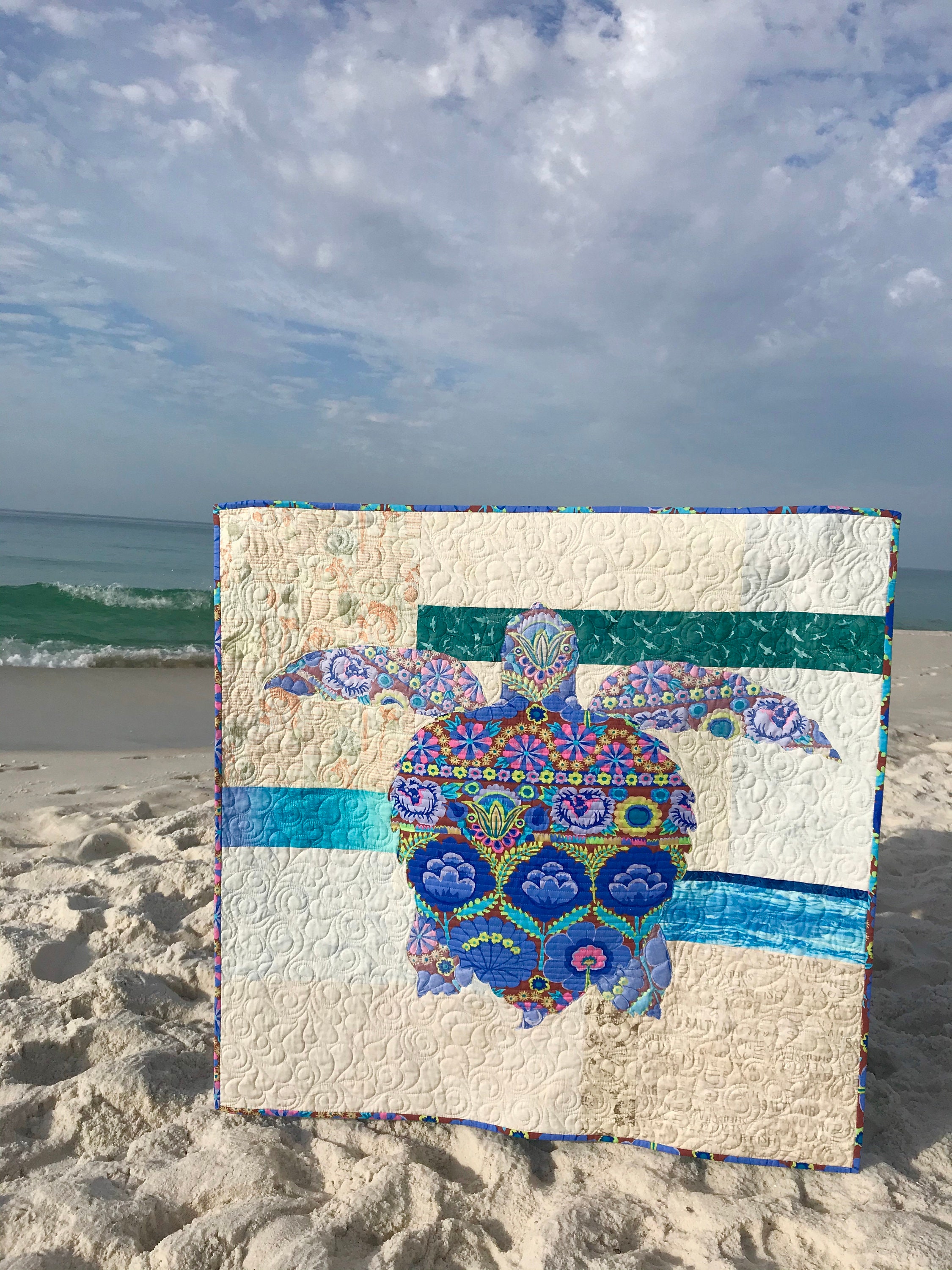 Quilt Patterns/Sea Turtle Quilt/Turtle Quilt/Sea Turtle Patterns/Quil…