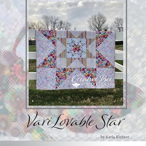 VariLovable Star Quilt Pattern Cover Front