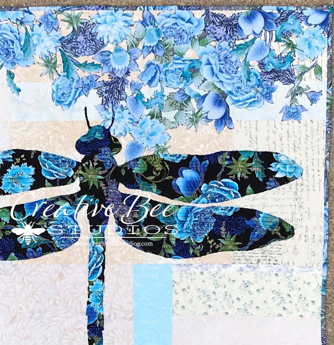 Dragonfly Quilt Pattern, Lilly, Quilt Pattern, Dragonfly Quilt