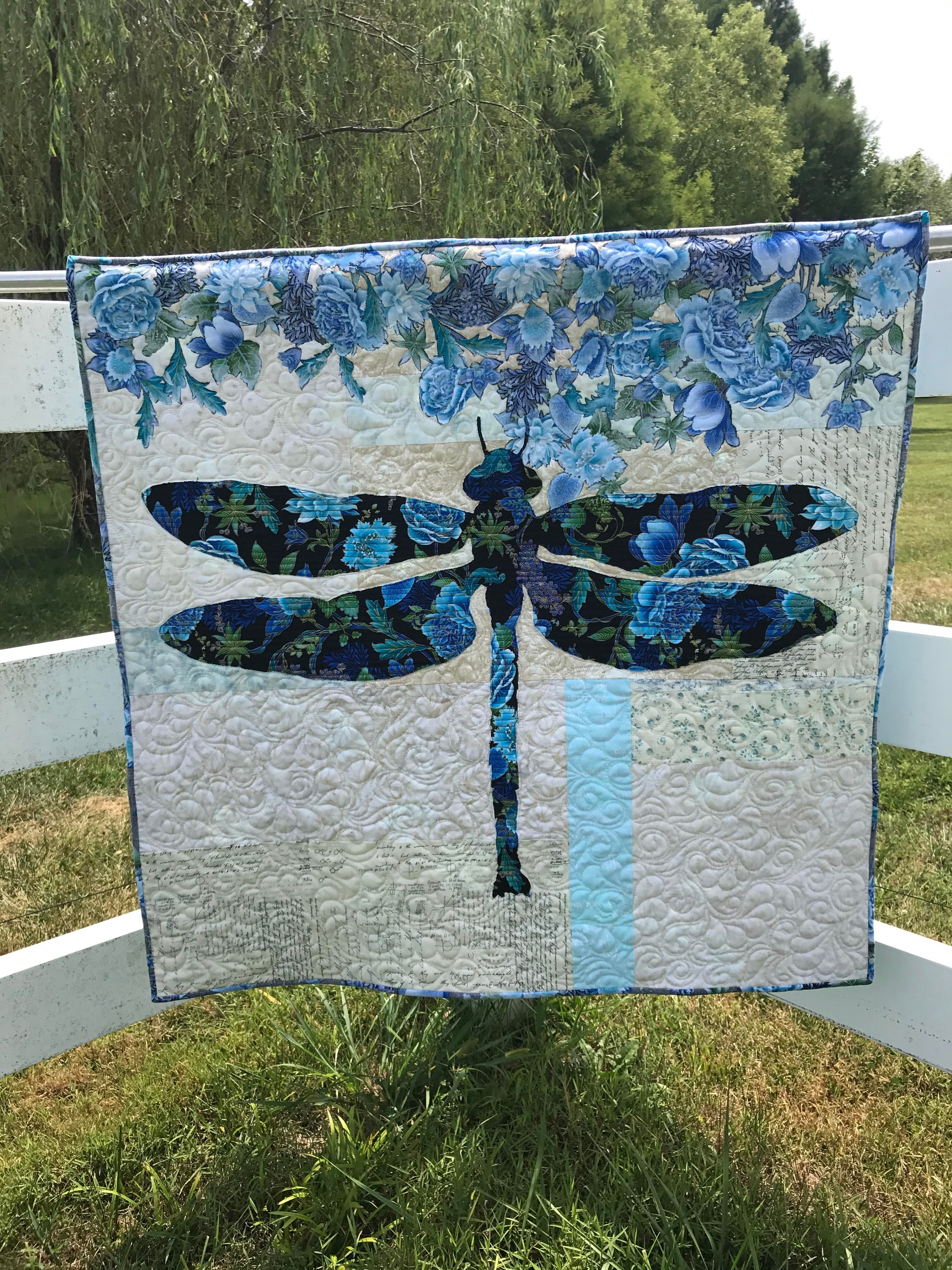 Quilt Patterns/Dragonfly Quilts/Dragonfly Patterns/Quilted Etsy