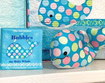 Baby Whale Toy PDF Pattern, DIY Stuffed Animal