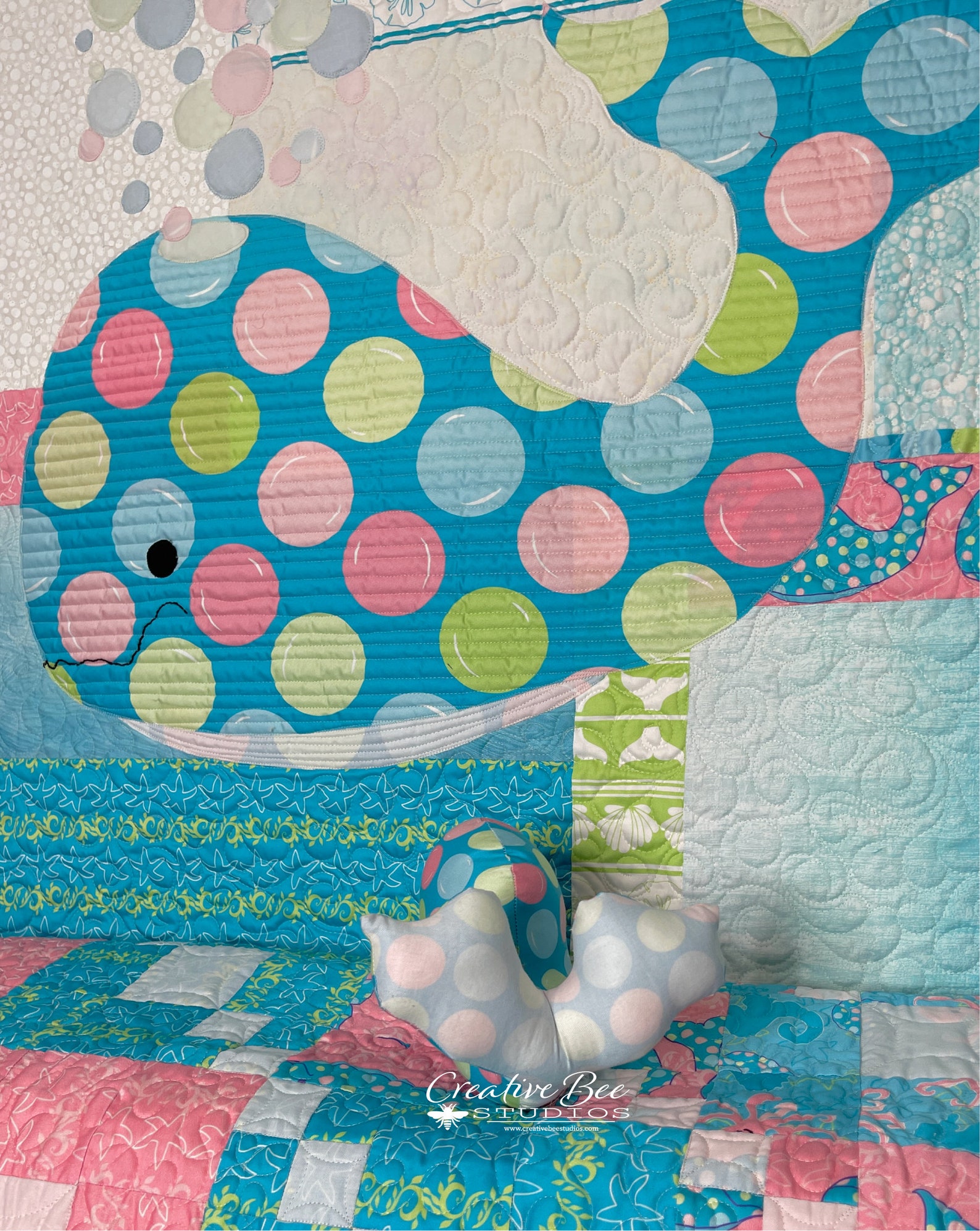 Stuffed Whale Pattern DIY Stuffed Animal Kit Baby Whale Etsy