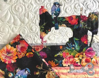 Singer Sewing Machine PDF Quilt Pattern - Digital Download Singer Featherweight Design