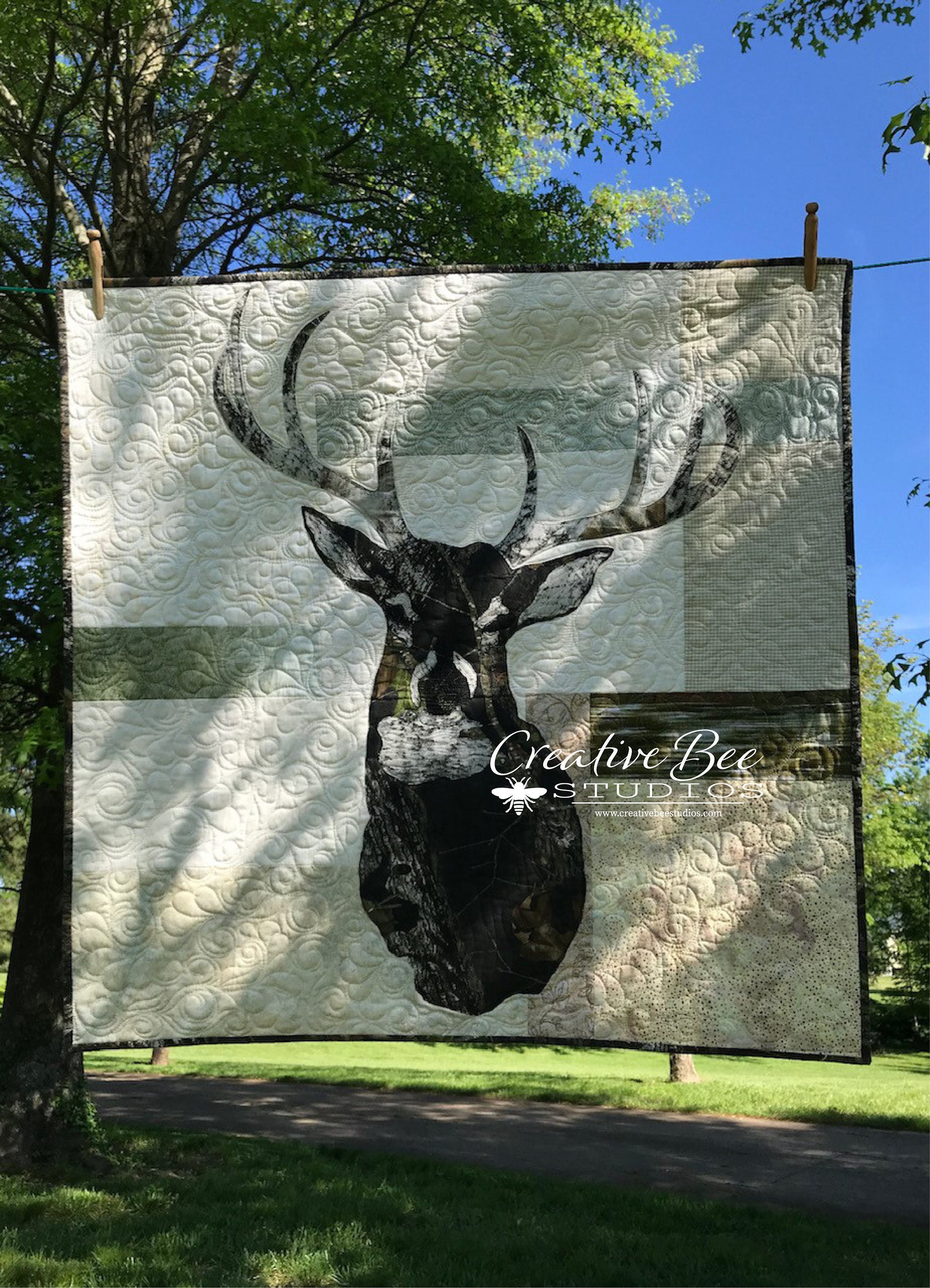 Deer Quilt Pattern Deer Head Quilt Pattern Stuffed Deer Head Etsy New