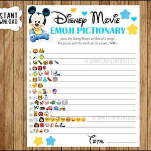 disney movie emoji pictionary