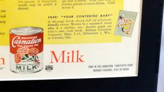 Vintage Carnation Evaporated Milk