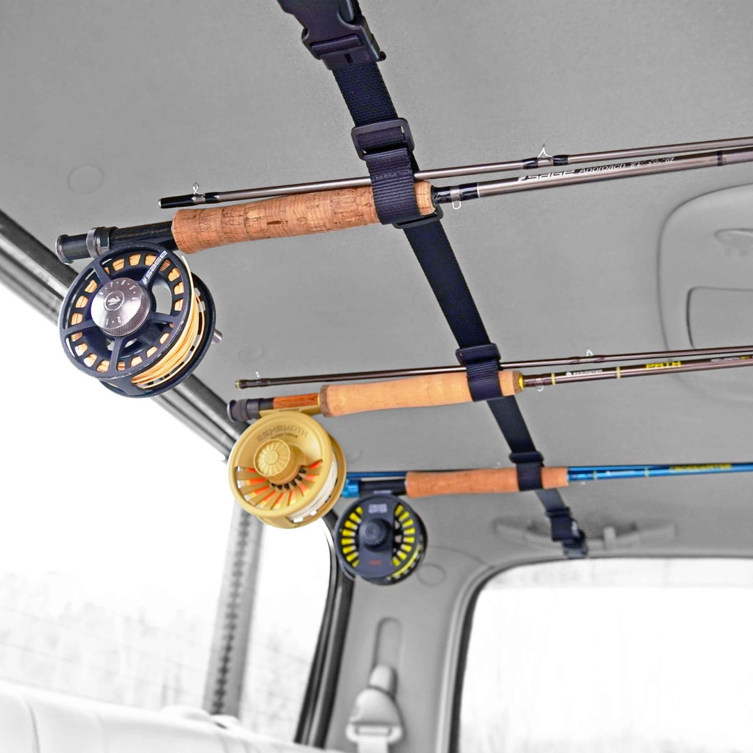 Fly Fishing Rod Rack Black Fly Fishing Gifts, Fly Rod Rack, Fly Rod Case, Fly Rod Holder, Fly