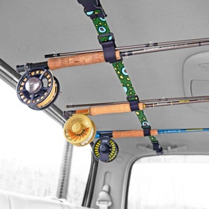 Fly Fishing Rod Rack - Trout Doodle - Fly Fishing Gifts, Fly Rod Rack, Fly Rod Case, Fly Rod Holder, Fly Fishing Gear, Fly Rod Storage