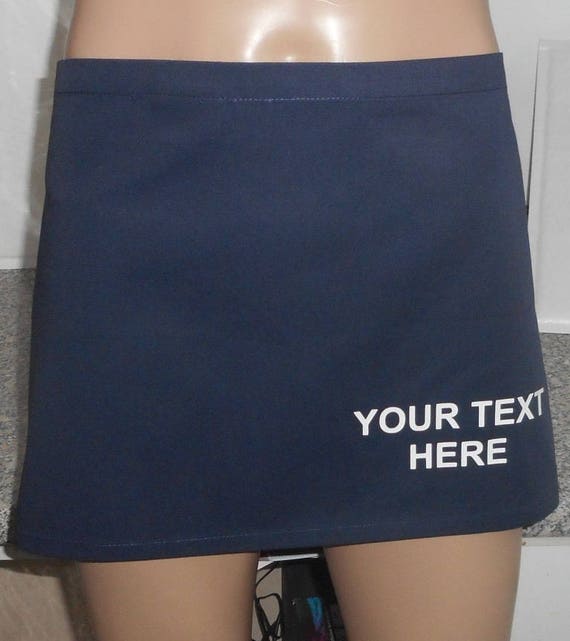 Custom Inked Waist Apron with Ribbon - Lycra main image 0