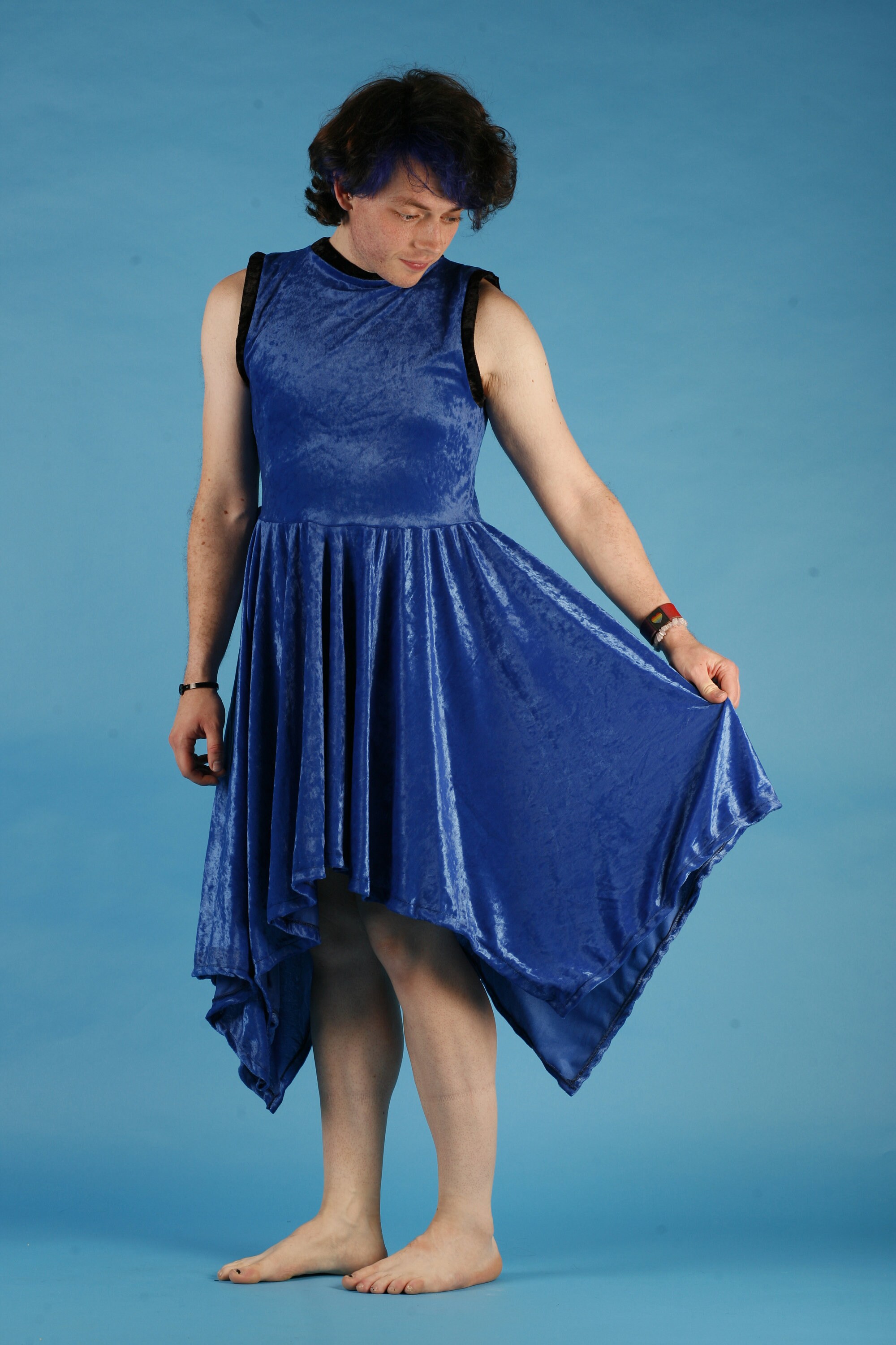 Blue Velvet Dress Etsy Canada