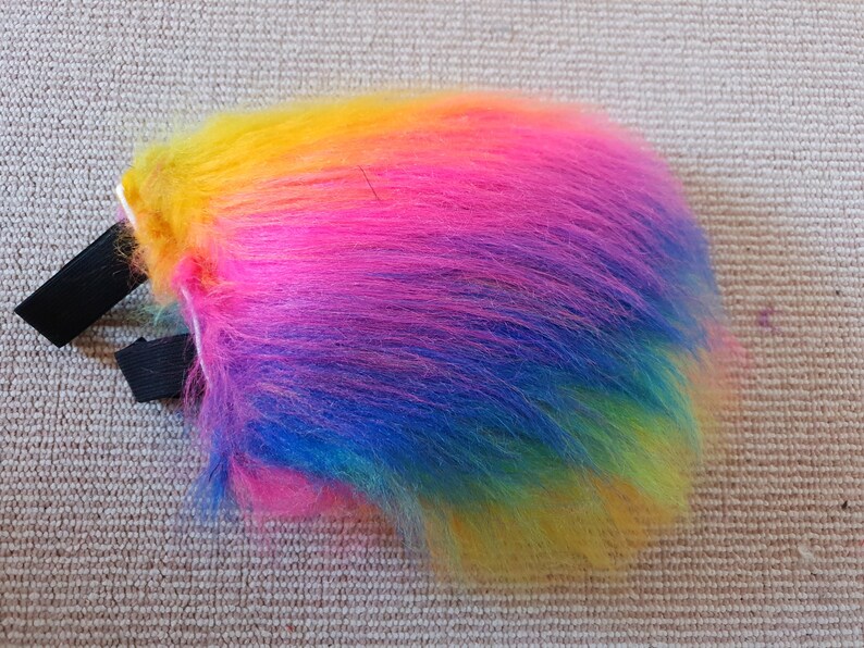 Rainbow Bunny Tail
