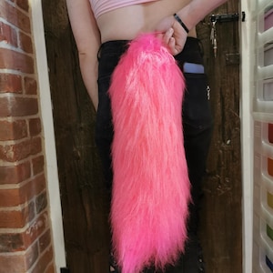 Hot Pink Costume 19inch Tail