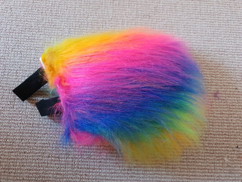Rainbow Bunny Tail