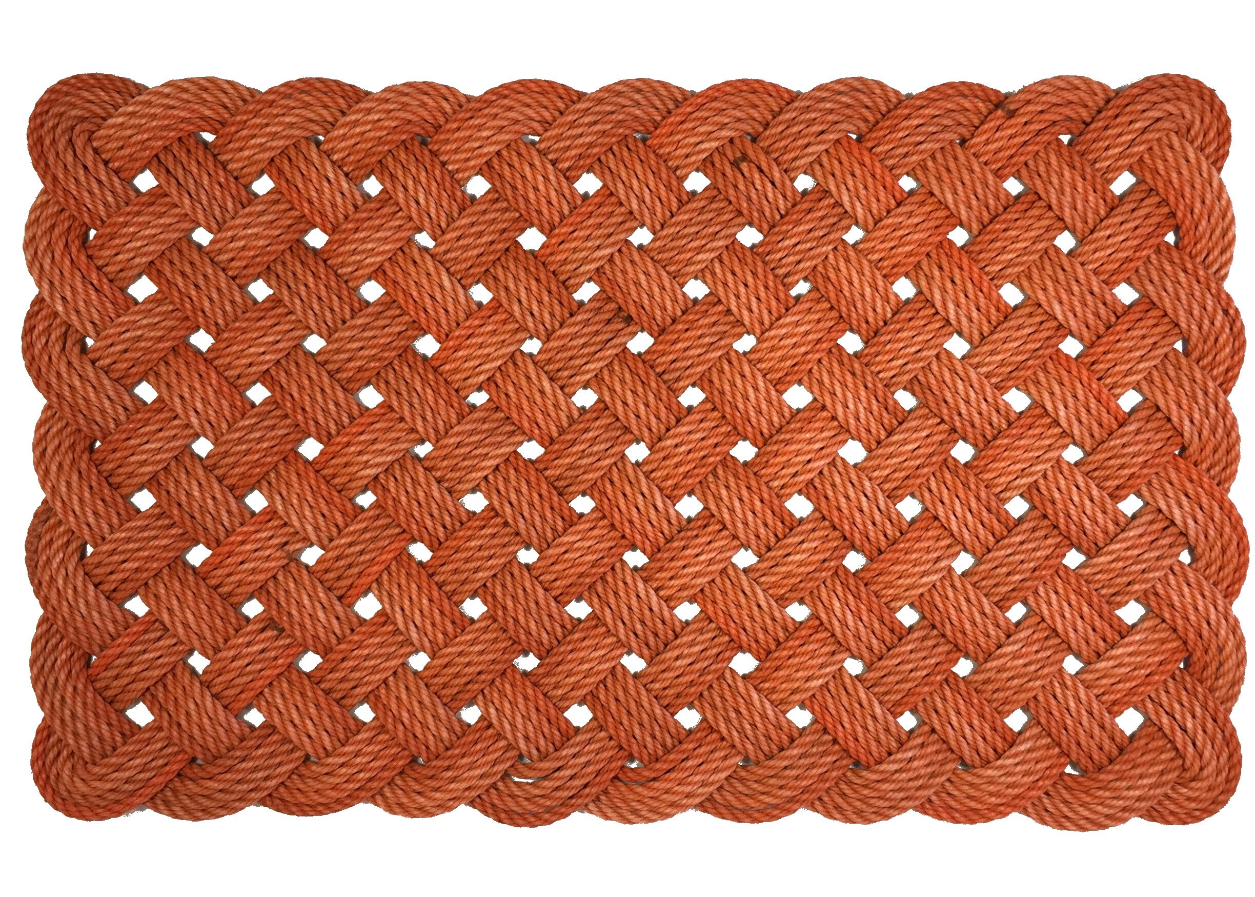 Maine lobster rope doormat Upcycled fishing rope Maine made Etsy