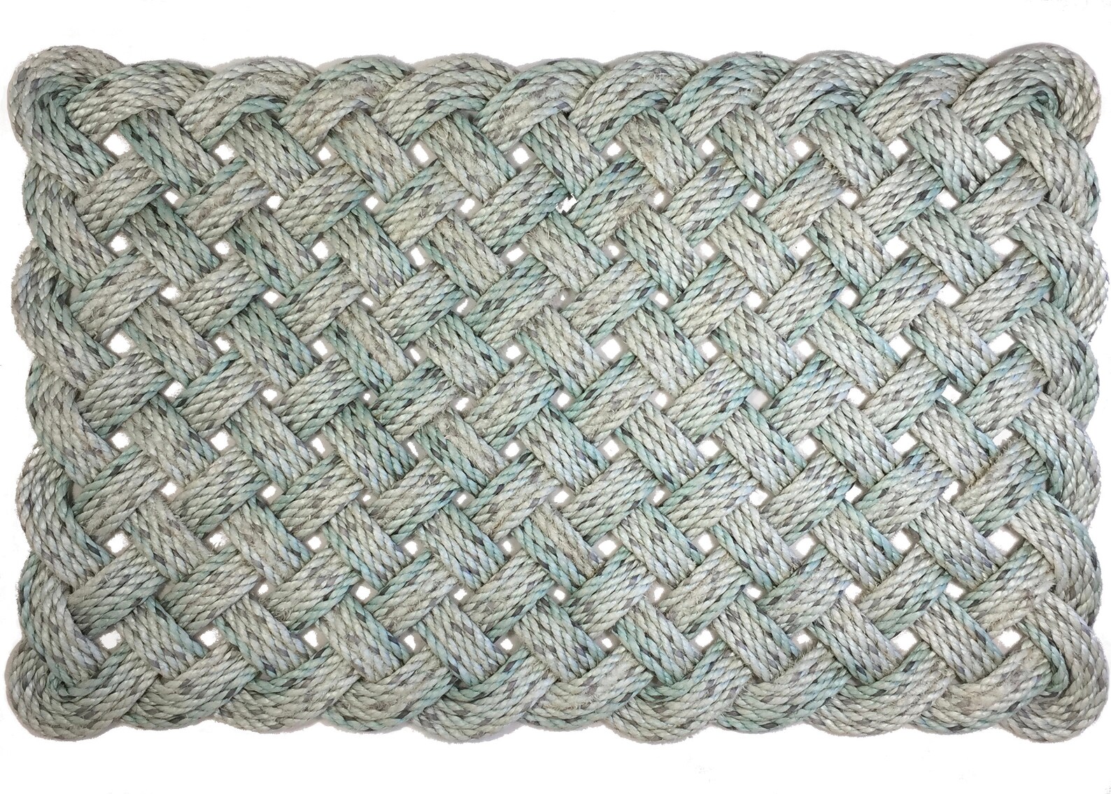 Maine rope doormat Upcycled lobster rope mat Maine made Etsy