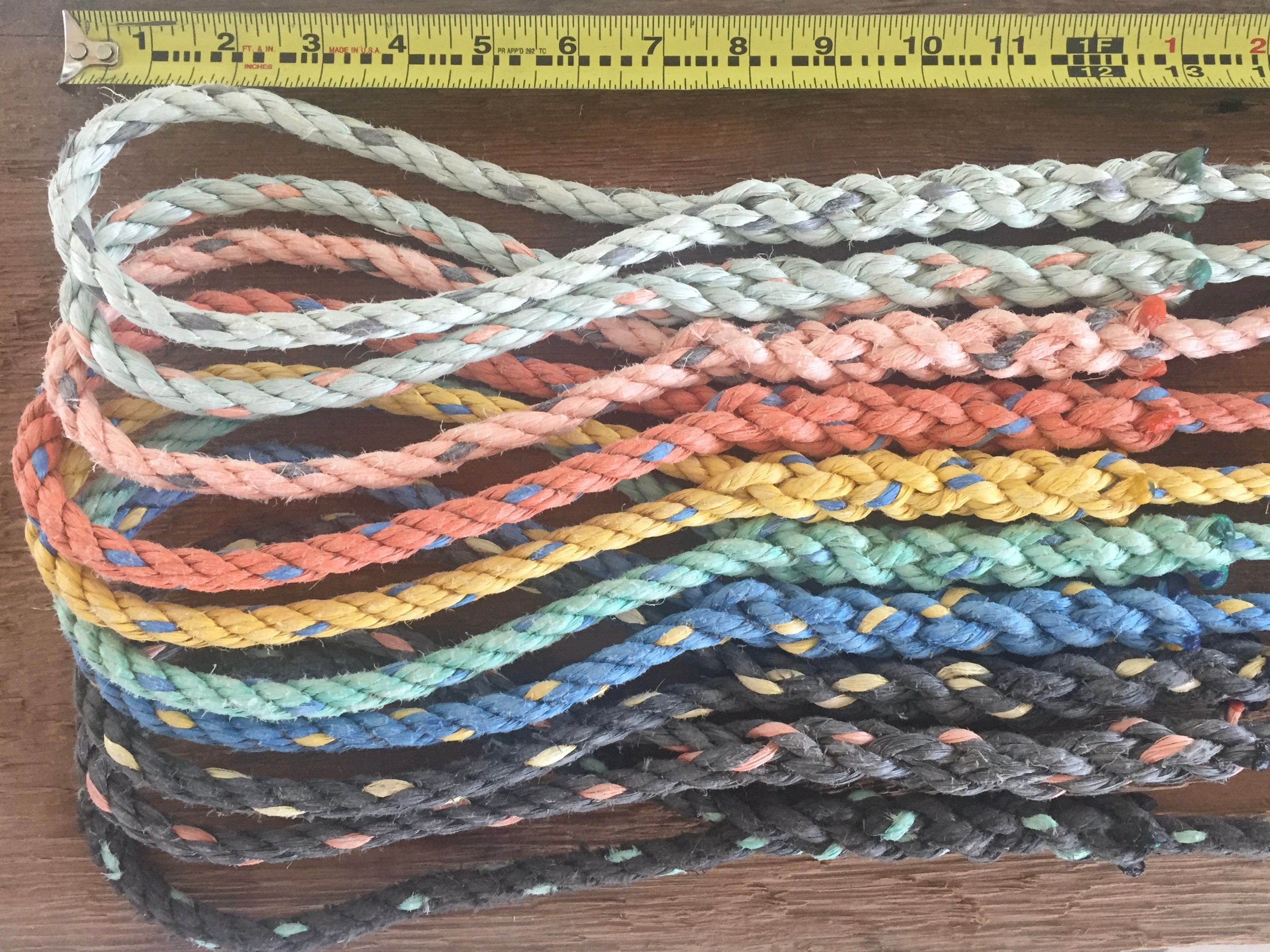 6' Rope Dog Leash Upcycled Lobster Rope Maine Made Etsy