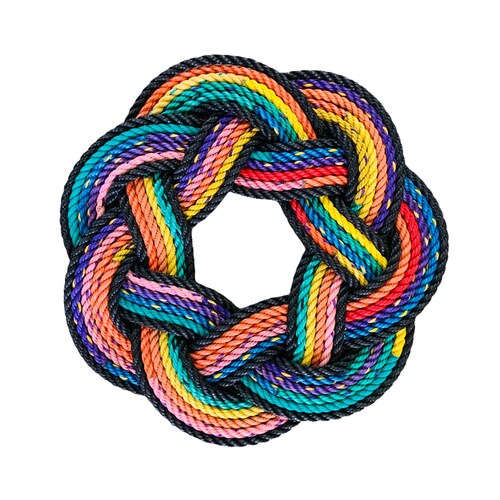 Lobster Buoy Rope Mat Upcycled Lobster Rope Maine Made Etsy