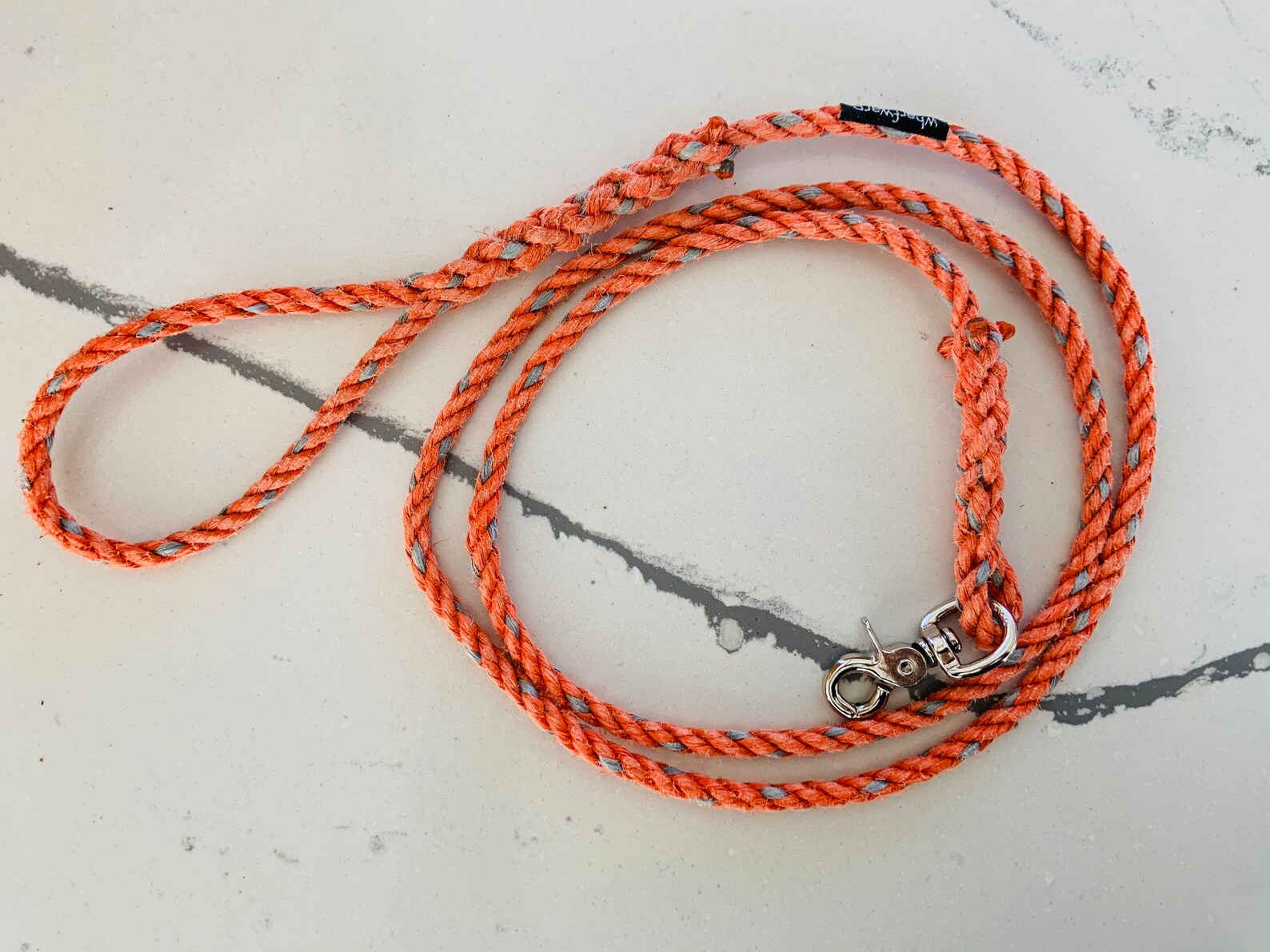 6' Rope Dog Leash Upcycled Lobster Rope Maine Made Etsy