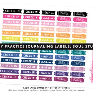 printable journaling stickers daily practice journaling etsy
