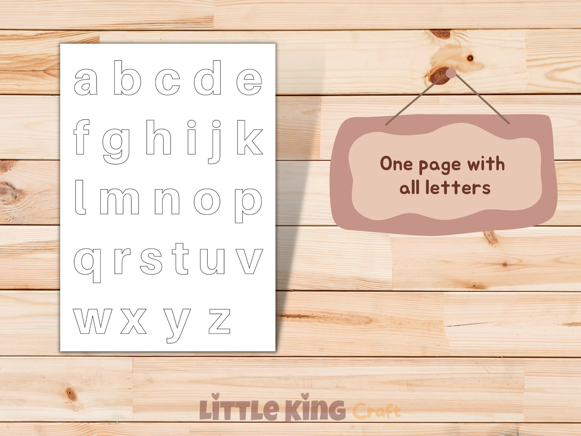 Alphabet Lowercase Letters, ABC Coloring Printable, Alphabet Activities ...