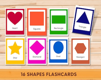 Form Karteikarten und Farbe druckbar, Kleinkind, Vorschule, PreK , Kindergarten, Lernkartei, Lernkarten für Kinder